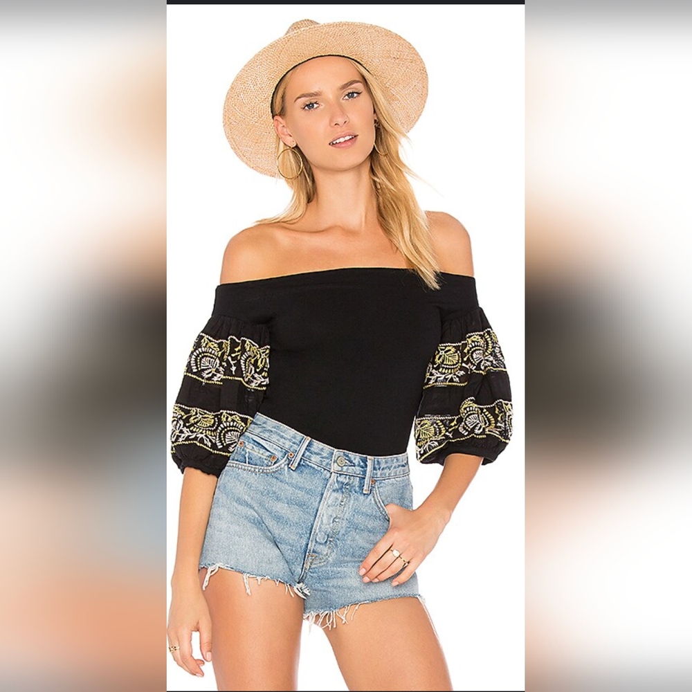 Free People Rock With It Off The Shoulder Top